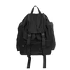 Solidne czarne plecaki męskie fajne streetwear styl man plecak harajuku o dużej pojemności szkolne torby szkolne wodoodporne nylon dla mężczyzn 240229