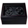 4 6 High End Automatic Watch Winder Boxwatches Lagringsmycken Holder Display Pu Leather Watch Box Ultra Quiet Motor Shaker Box227y