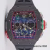 Marca relógio grestest relógios de pulso rm relógio de pulso Rm65-01 máquinas de fibra carbono nome suíço luxo rm6501 conjunto completo