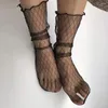 Women Socks Transparent Sexy Mesh Summer Ultrathin Silk Fashion Breathable Hosiery Casual Comfortable Solid Color