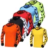 Heren Kinderen Voetbal Lange Mouwen Keeper Uniformen Sport Training Ademende Top Voetbal Keeper Jersey Kit 240301