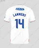 Jerseys de football 2023 2024 Glasgow Rangers Accueil Bleu Sakala Kent Tavernier Morelos Colak Hogan Football Shirt Hommes Enfants Kit Fans Player Version Camiseta deH2435