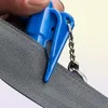 Mini portátil Salvamento de defesa de martelo de martelo anéis de cadeia de chaves de cinto de segurança Cortador automático Breaker Keychain Car Segurança de emergência Hammer3051208