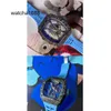 Ekskluzywne zegarek Gorący nadgarstki RM RZYWA RM53-01 Seria RM5301 Polo Limited Edition Tourbillon Full Hollow 44,50*49,94 mm