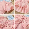 Mädchen Kleider 1 2 3 4 5 6 Jahre Baby Mädchen Kleid Sommer Chiffon Niedliche Große Schleife Kleine Prinzessin Weihnachten Geburtstag Party Geschenk Kinder Kleidung