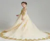 Affascinanti applique in oro champagne Flower Girls039 Abiti Girl039s Abiti da compleanno Girls039 Abiti da cerimonia Abiti da festa 5240275