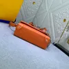 Mini borsa firmata Borsa a mano Borsa rigida Borsa a tracolla moda Borsa a tracolla tinta unita Borsa pochette con patta Pelle di vacchetta Portafoglio tascabile con cerniera hardware argento