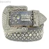 Cintos BB Simon Cinto BB Cinto Luxo Strap Strass Designer Cinto Ocidental Bling Cristal Diamante Studded Cintos 240307