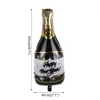 New Happy Decorations Gold Black Wine Bottle Star Foil Balloons New Year Eve Gifts Christmas Home Party Globos Noel