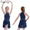 Stage Wear Kids Girls Ballet Leotard Dress Dance Class Gymnastics Workout Lyrical Contemporary Ballerina Costume Performance