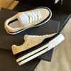 Dikke Zolen Color Blocking Lace Up Sportschoenen 2024 Designer Schoenen Mode Casual Damesschoenen Letter Gedrukt Suède Verhoogd