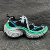 23SS Projektanci Męskie 10xl Sneaker Kobiety mężczyźni Mężczyźni swobodni buty Paris Zużyte objętość Zużycie Efekt TPU i gumowe białe czarne szare zielone zielone trenerzy sportowe