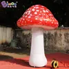 wholesale 7mH (23ft) with blower Factory outlet realistic inflatable lighting mushroom model toys sport inflation artificial plants for shop party event decoration