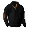 Hot Selling Autumn and Winter New Mens Outdoor Jacket Corduroy Casual stående krage Långärmad tröja