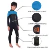 Mayo Kızlar Kalın Mayo Boys Neopren Surf Wetsuit 2.5 mm Sualtı Dalış Takımı Denizanası Tüplü Mayo Çocukları Banyo Seti