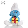 Smurf Plush Toy Blue Sister Blue Elf Baby Cake Doll