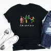 Футболка забавная футболка с Рождеством Христовым, женская футболка с рождественскими друзьями, футболка с изображением эльфа Кевина Кларка Грисволда и юмора, футболки с Санта-Клаусом