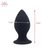 Afrodisia Silikon Anal Butt Plug med stabil Strong Sug Cup Sexiga leksaker för manliga eller kvinnliga sexprodukter för kvinnor Y181108026193749
