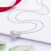 Fashion Brand Designer Grraff Luxury Women's a HighQuality Diamond Lily Flower Bud for Women Versatile Light Small and Minimalist Jewelry White Gold necklace