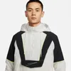 メンズ2024年春秋の新しいカジュアルパッチワークウインドプルーフスポーツジャケットコートトレーニングスーツ用のフード付き織りジャケット