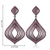 Dangle Earrings Drop Black Copper Multicolor Cubic Zirconia Angel Tear Trendy For Women Free