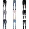 Purple Jeans Designer Mens Jeans denim broek mannen zwarte broek hoogwaardige kwaliteit rechte ontwerp retro streetwear casual trainingsontwerpers joggers pant 28-40