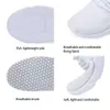 Sapatos de trabalho com caixa de sapatos respirável confortável superfície de malha resistente ao desgaste sola macia sapatos casuais brancos tênis sapatos de grife