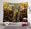 ethnic indian tapestry Thailand elephant wall hanging boho decor animal print tapestries cloth bedspread modern tenture carpet2231046