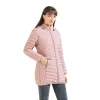 Парки SANTELON, женская зимняя сверхлегкая стеганая куртка-пуховик, легкая длинная парка со съемным капюшоном, теплая уличная одежда