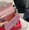 Luxo diamante bolsas saco feminino aleta destaque bolsa de ombro fecho magnético cristal couro feminino mão jantar embreagem tote