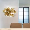 Lampka ścienna luksus nowoczesny gość prosty kreatywny dekoracyjny willa el designer Złota dioda LED