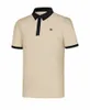 Chemise de Golf hommes à manches courtes t-shirt été confortable porter mince affaires décontracté vêtements de plein air 240226