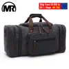 Markroyal Canvas Torby podróżne Duże pojemność Prowadzenie bagażu Mężczyźni Duffel Torka TOTE Weekend Drop 240305