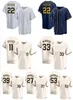 22 YELICH 33 WINKER MAGLIE da baseball yakuda locale Cool Base Jersey dhgate Discount Design 39 BURNES 27 ADAMES 53 WOODRUFF 10 FRELICK wear