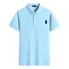 Camisa Polo Mens Designer Camisa Polo Camiseta Tees High End Estilista Carta Algodão V Pescoço Homens Tops Tees Mulher Camisetas Luxo Casual Casal Roupas Tamanho Asiático XXXXL 4XL