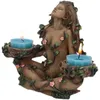 Candle Holders Forest Protector Natural Balance Candlestick Female Tree Spirit Small Decoration Gift