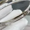 Designer Armreifenarmband für Frau Diamant Gold plattiert 18K Marke 925 Silber Luxusschmuck Europäische Größe Jubiläum Geschenk mit Kiste a