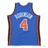 Knick Nate Robinson Patrick Ewing Basketball Jersey New John Starks York Phil Jackson Larry Johnson Latrell Sprewell Willis Reed MitchellNess White Blue Size S-XXXL