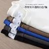 Black and white GSM 500g heavy-duty pure cotton T-shirt thickened threaded round neck short sleeved three needle half sleeved tee 240305