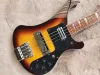 Custom Factory Rickenback 4003 Sunset Color Basso elettrico, doppia uscita consegna immediata