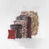 Les sacs d'emballage en plastique sous vide plats transparents pour aliments gardent la pochette de fraîcheur thermoscellée à dessus ouvert en Mylar pour les collations, les grains de fruits secs, les grains de café, le riz, le thé, le congélateur Ziploc