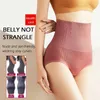 Kvinnors formar Belly Slimming Trosies Midja Trainer Body Shaper Kvinnlig Mage Control Bulifter Underwear Postpartum High Shapewear Pants