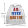 Berets Slogan All Lives Matter 2024 Beanie Hedging Cap DIY Print Cushion World Us United States Demonstration