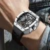 Montres-bracelets Aesop German Skeleton Fashion Montre mécanique pour hommes Top automatique Mens Wacthes 316 Saphir en acier inoxydable