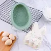 Силиконовые формы для пасхальных яиц, формы для торта в форме кролика и кролика «сделай сам», пасхальные шоколадные конфеты, кексы, украшения из помадки 1221517