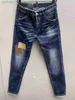 Jeans para hombres Mujeres Pantalones apilados negros Hombres Jeans de diseñador flacos Lavado vintage Sólido Azul Corte recto Pantalones de mezclilla casuales largos Primavera Verano Streetwear 240305