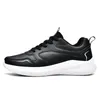 Casual skor för män kvinnor för svartblå grå gai andas bekväm sporttränare sneaker färg-220 storlek 35-41 trendings