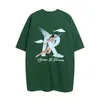 Herren T-Shirts Designer T-Shirt Sommer Lose Tees Brands Casual Shirt Engel Brief R gedrucktes Kurzarm-T-Shirt für Männer und Frauen