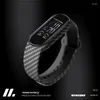 Bracelets de montre Bracelet en Fiber de carbone de mode pour Xiaomi Mi M3 M4 M5 M6 M7 Bracelet de bande en TPU Bracelet de montre Miband 3 4 5 6 7