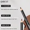 QI 12 Colors High Quality Lip Liner Pencil Long-Lasting Makeup Lipliner Set Charming Lip Liner Con Lipstick Cosmetics 240305